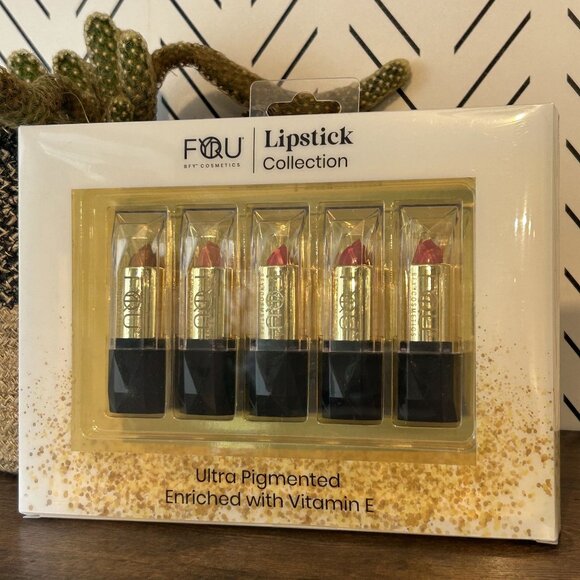 NEW BFY COSMETICS 5 Pack Lipstcks Ultra Pigmented Lipstick Collection Vitamin E - Picture 2 of 8